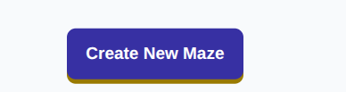 Maze Creator start screen with the Create New Maze button
